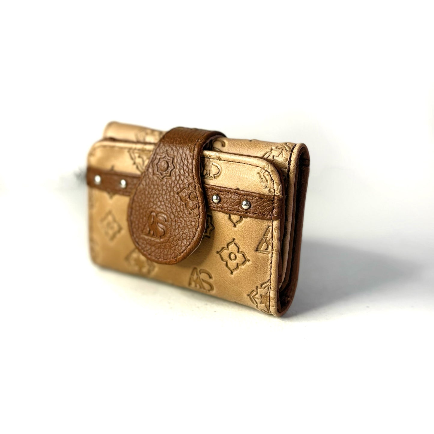 Cartera corta As Glam Exotic Leather en piel de ternera