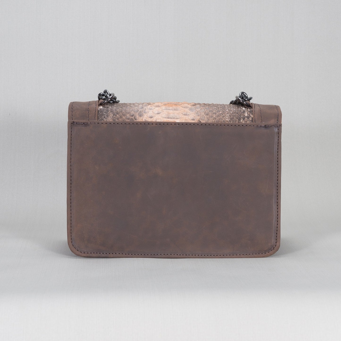 Bolsa Dama As Glam Exotic Leather en piel de Pitón con piel de Ternera