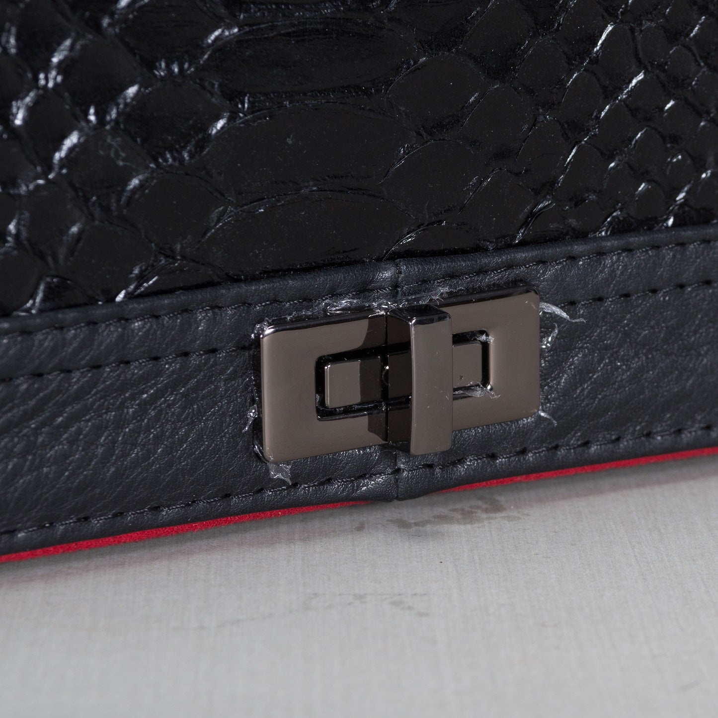 Bolsa Dama As Glam Exotic Leather en piel de Pitón con piel de Ternera