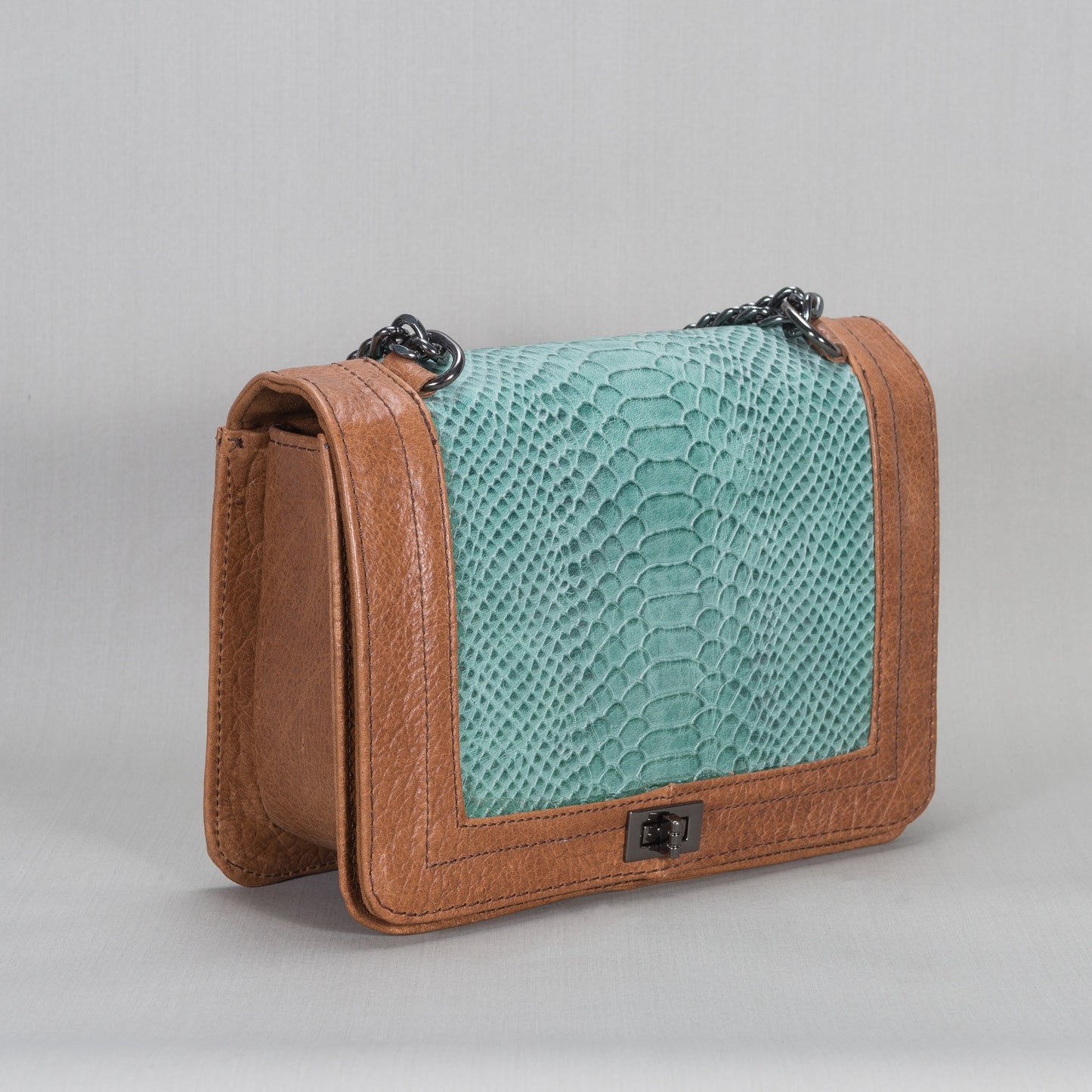 Bolsa Dama As Glam Exotic Leather en piel Ternera grabada