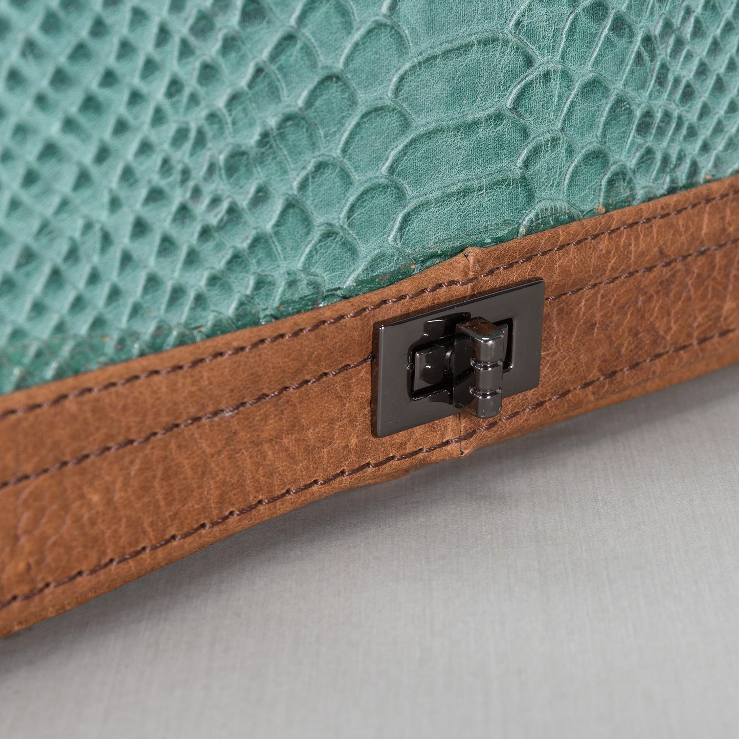 Bolsa Dama As Glam Exotic Leather en piel Ternera grabada