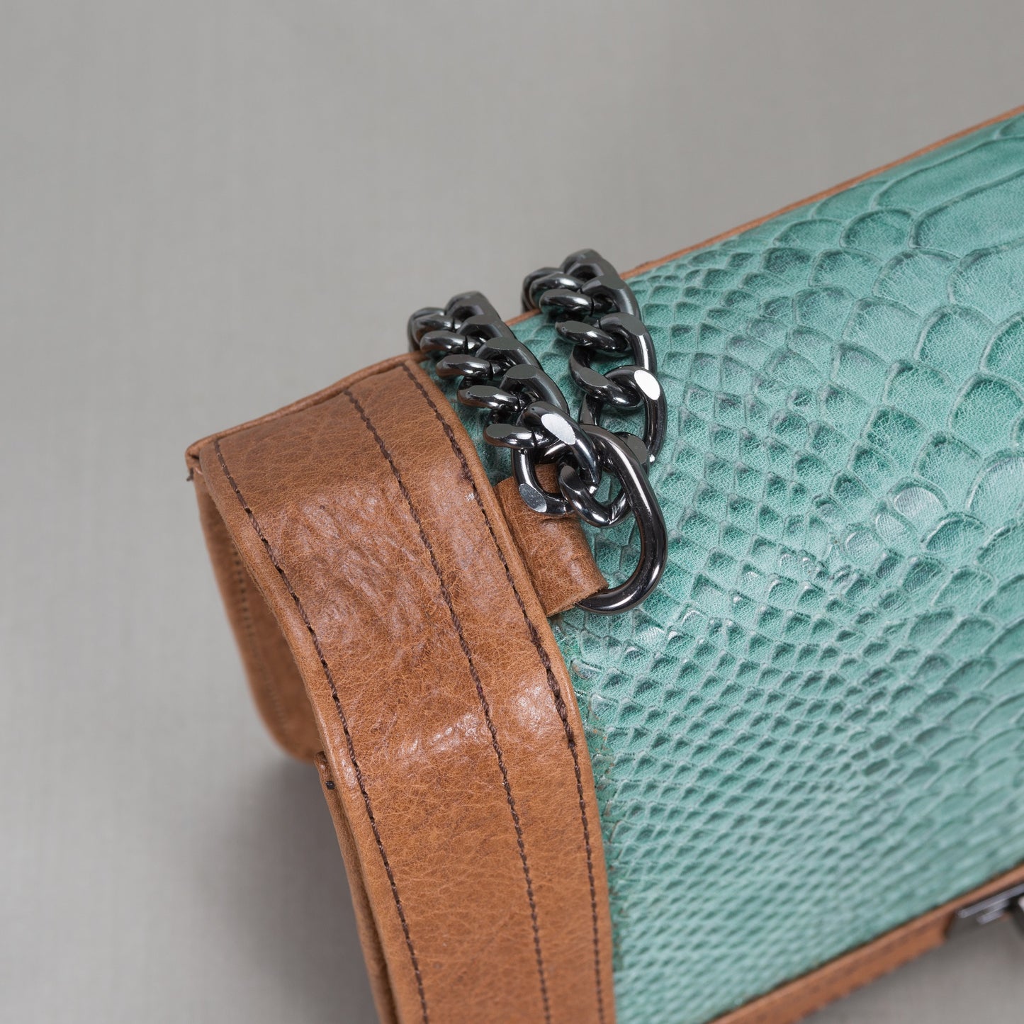 Bolsa Dama As Glam Exotic Leather en piel Ternera grabada