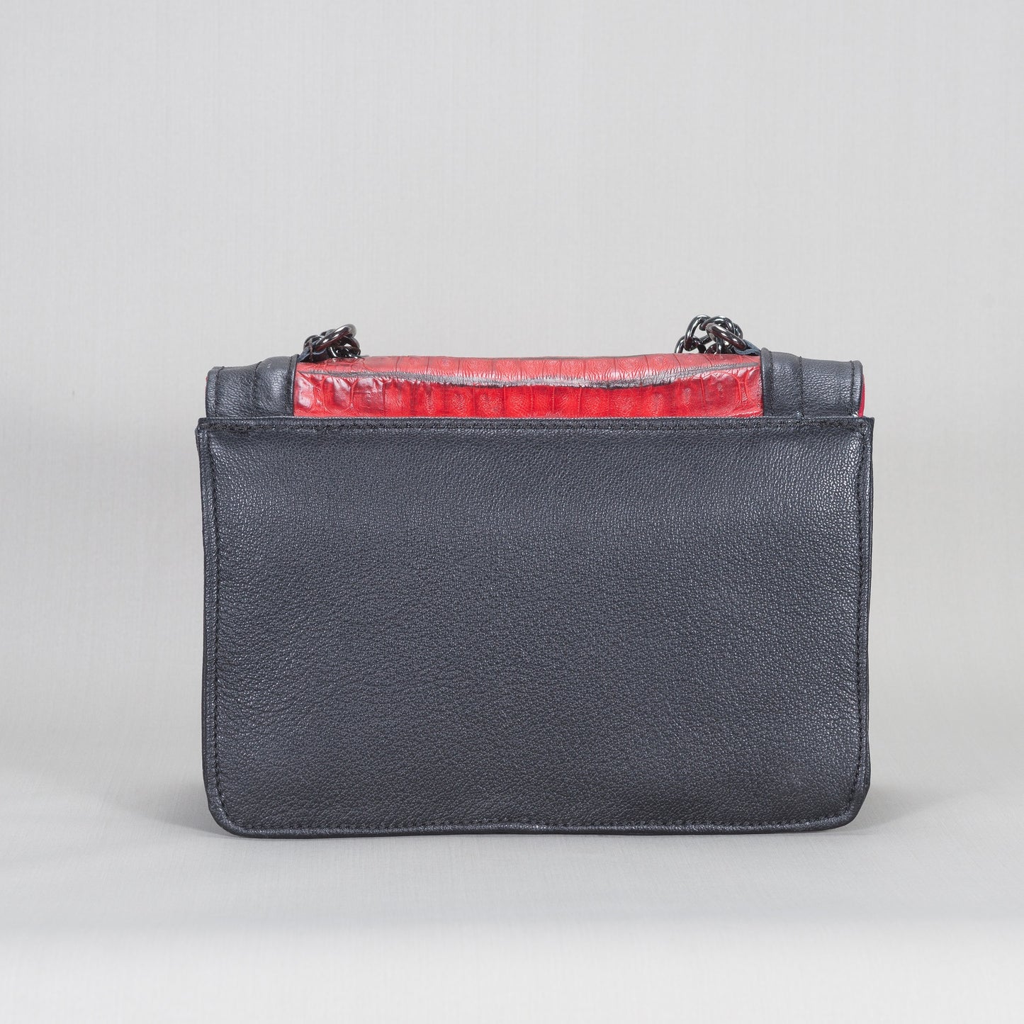 Bolsa Dama As Glam Exotic Leather en Piel de Ternera y piel genuina de Cocodrilo brillante