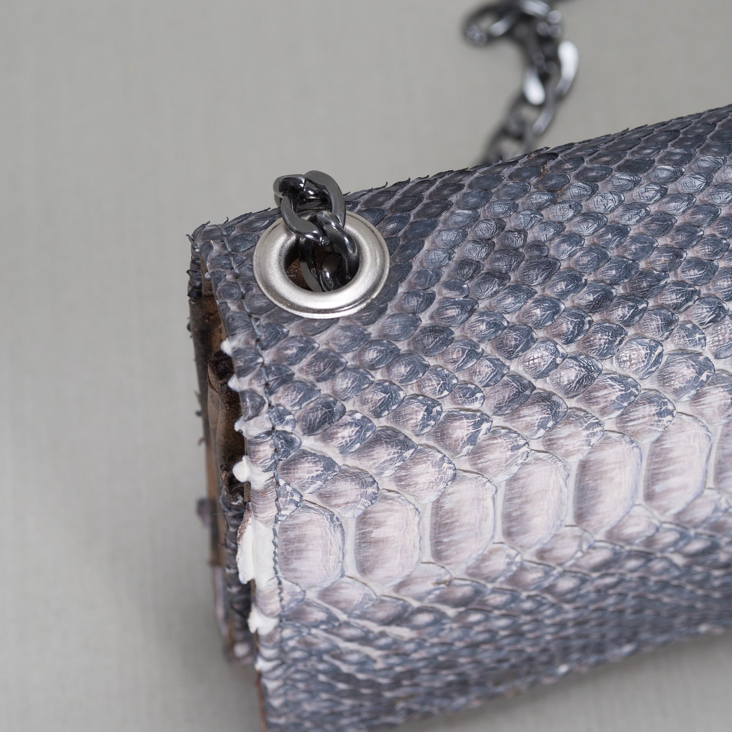 Copia de Bolsa Dama As Glam Exotic Leather en Piel de Pitón