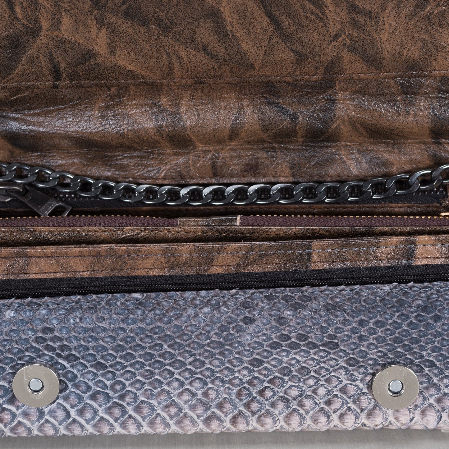 Copia de Bolsa Dama As Glam Exotic Leather en Piel de Pitón