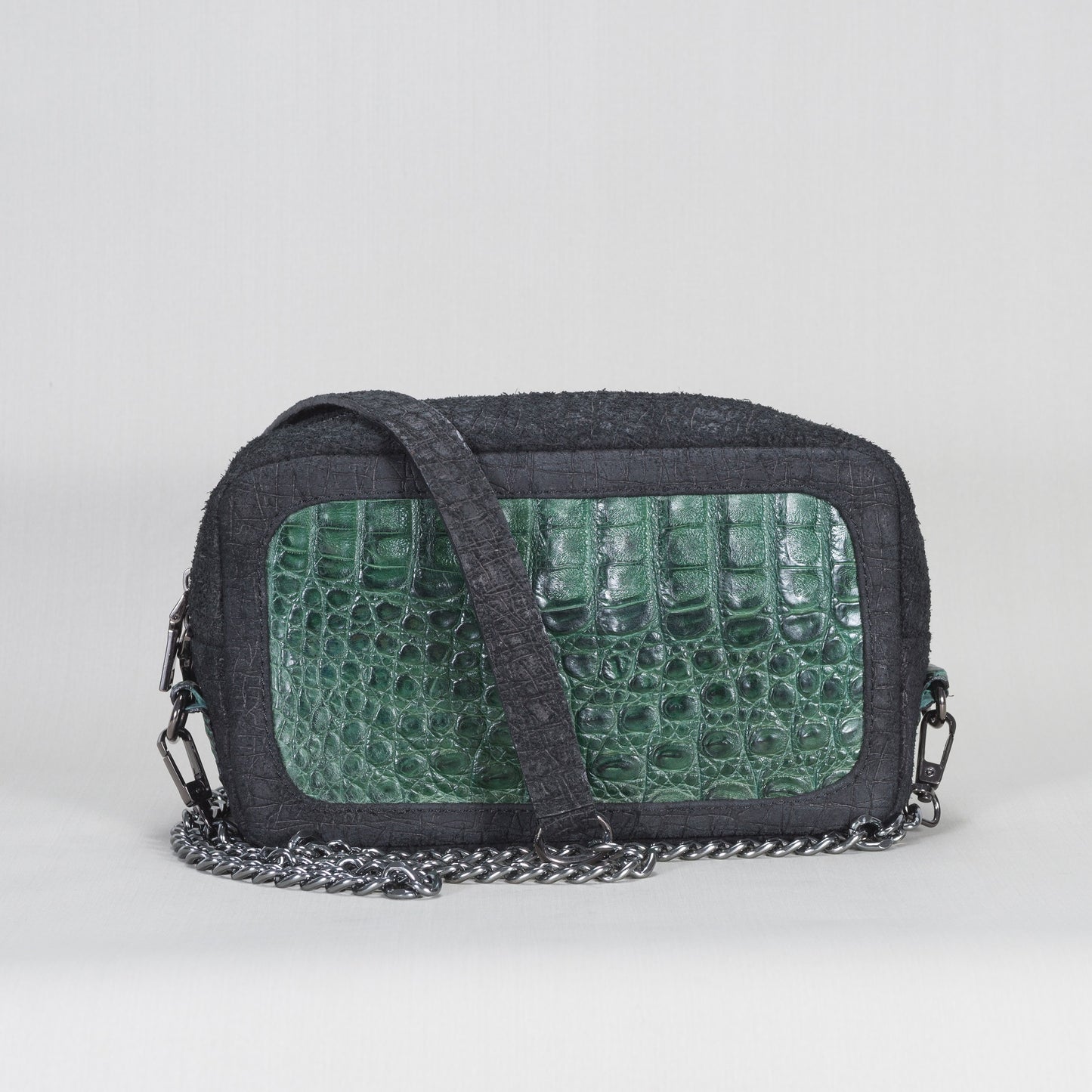 Bolsa Dama As Glam Exotic Leather en piel de Ternera y piel genuina de Cocodrilo