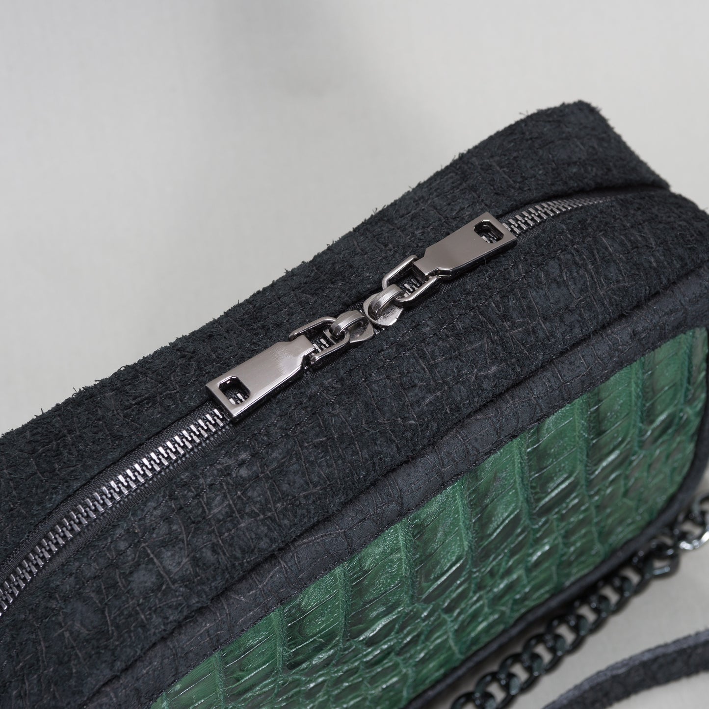 Bolsa Dama As Glam Exotic Leather en piel de Ternera y piel genuina de Cocodrilo