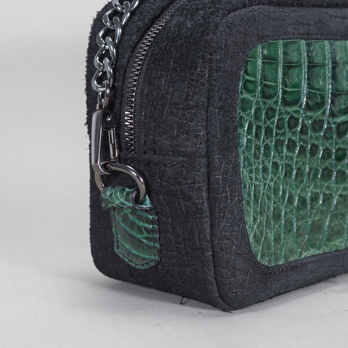 Bolsa Dama As Glam Exotic Leather en piel de Ternera y piel genuina de Cocodrilo