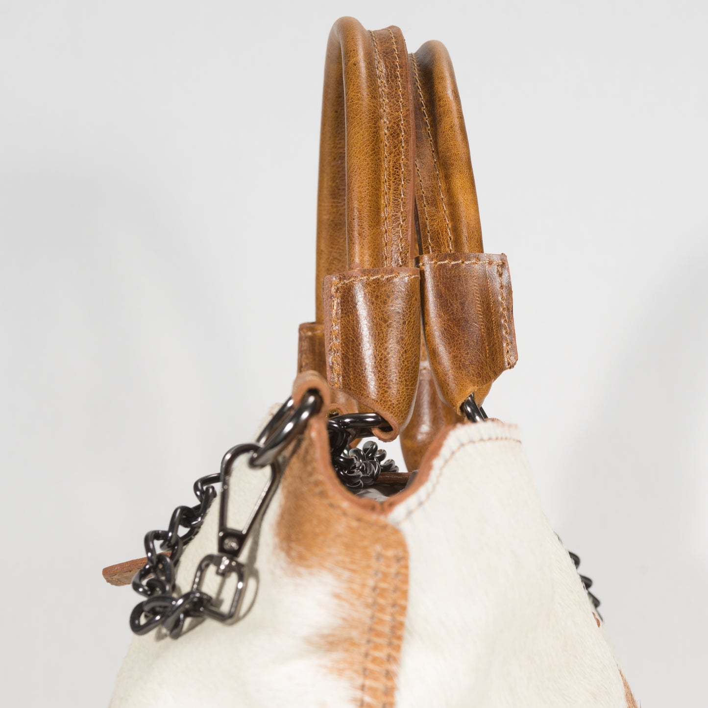 Bolsa Dama As Glam Exotic Leather en piel Ternera con Pelo Natural