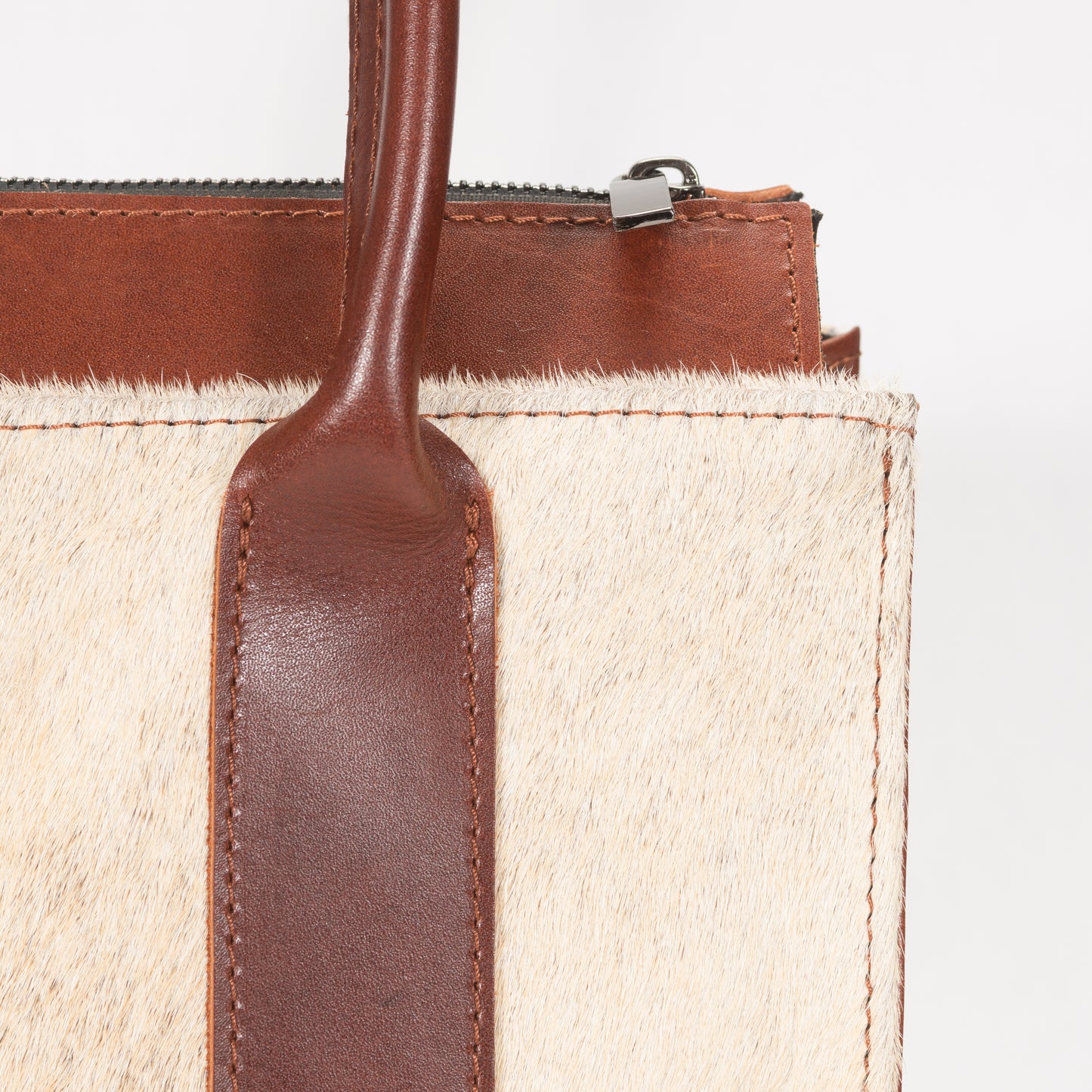 Bolsa Dama As Glam Exotic Leather en piel Ternera con Pelo Natural