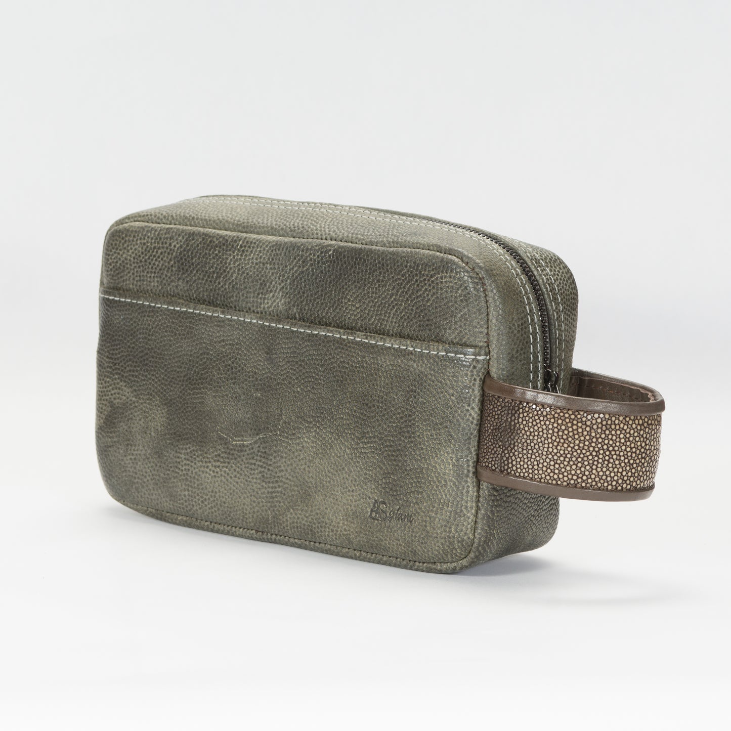 Neceser De Viaje As Glam Exotic Leather en piel de Ternera y Mantarraya