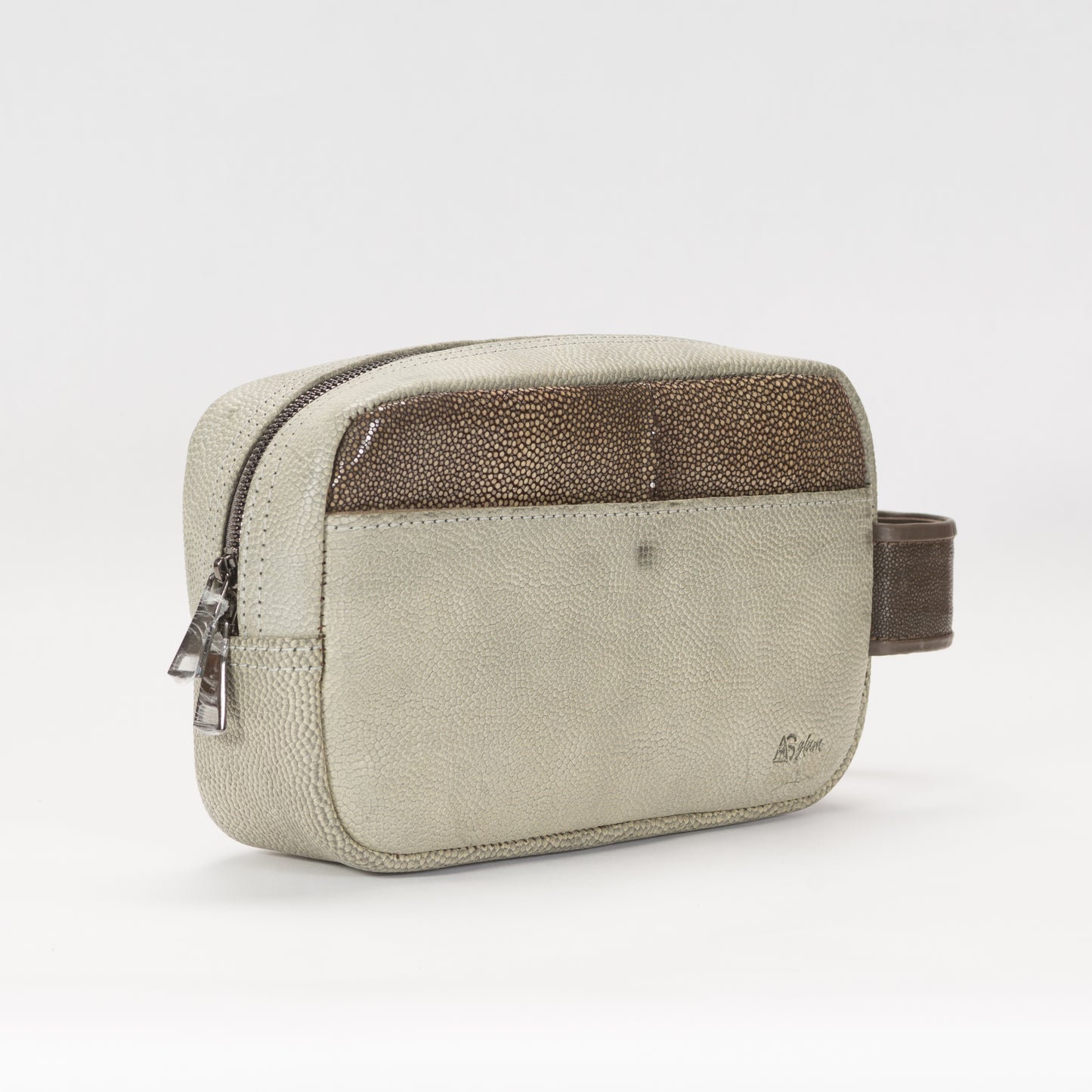 Neceser De Viaje As Glam Exotic Leather en piel de Ternera y Mantarraya