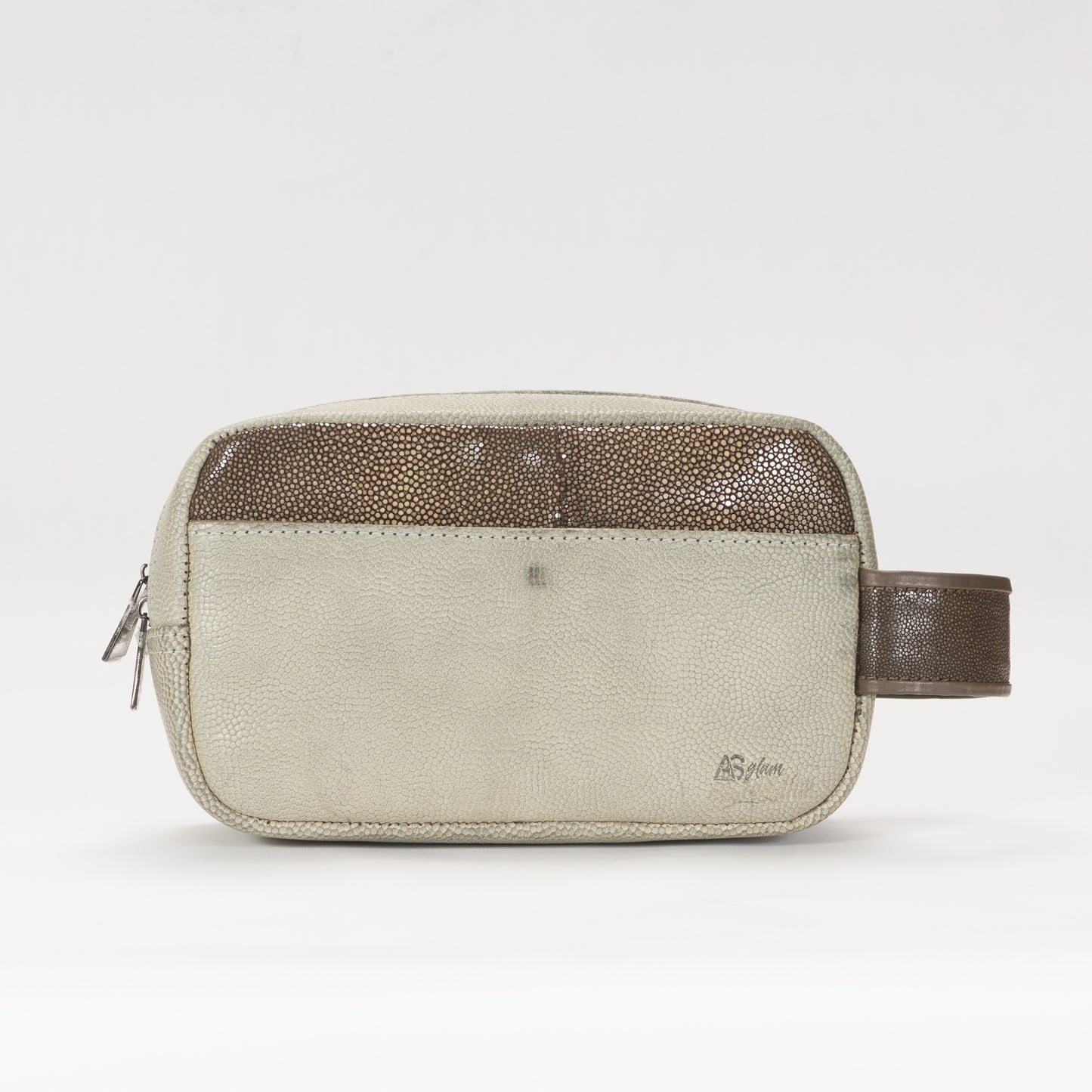 Neceser De Viaje As Glam Exotic Leather en piel de Ternera y Mantarraya
