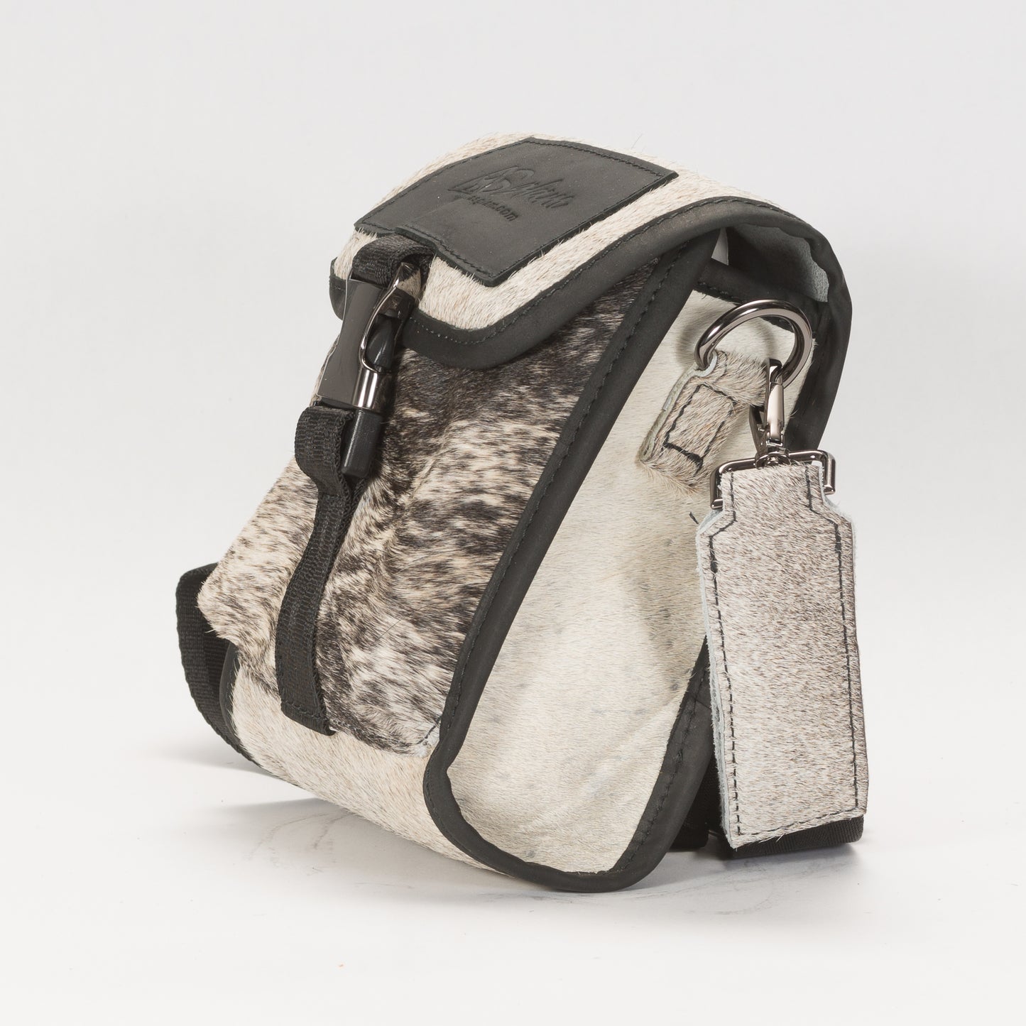 Bandolera Unisex As Glam Exotic Leadher en Piel de Ternera con Pelo Natural