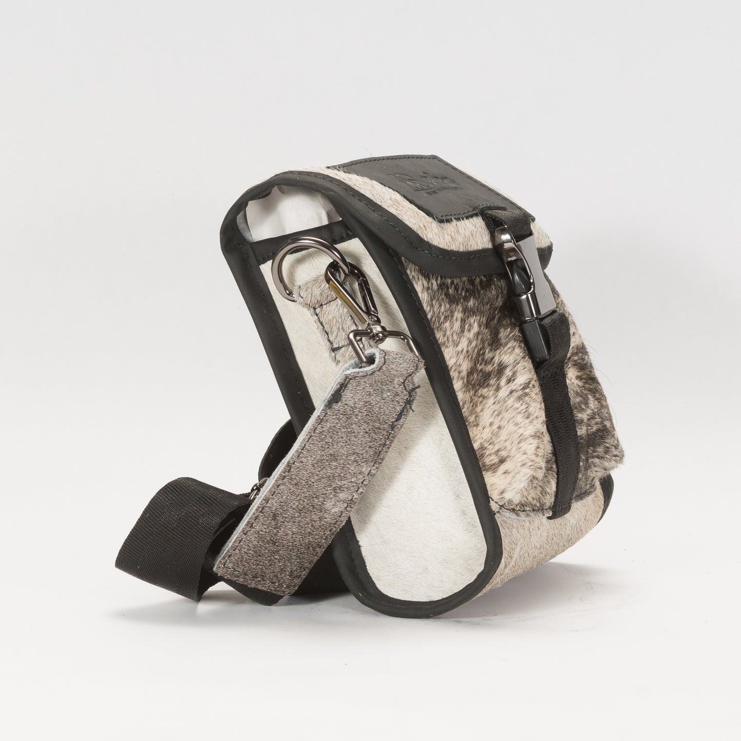 Bandolera Unisex As Glam Exotic Leadher en Piel de Ternera con Pelo Natural