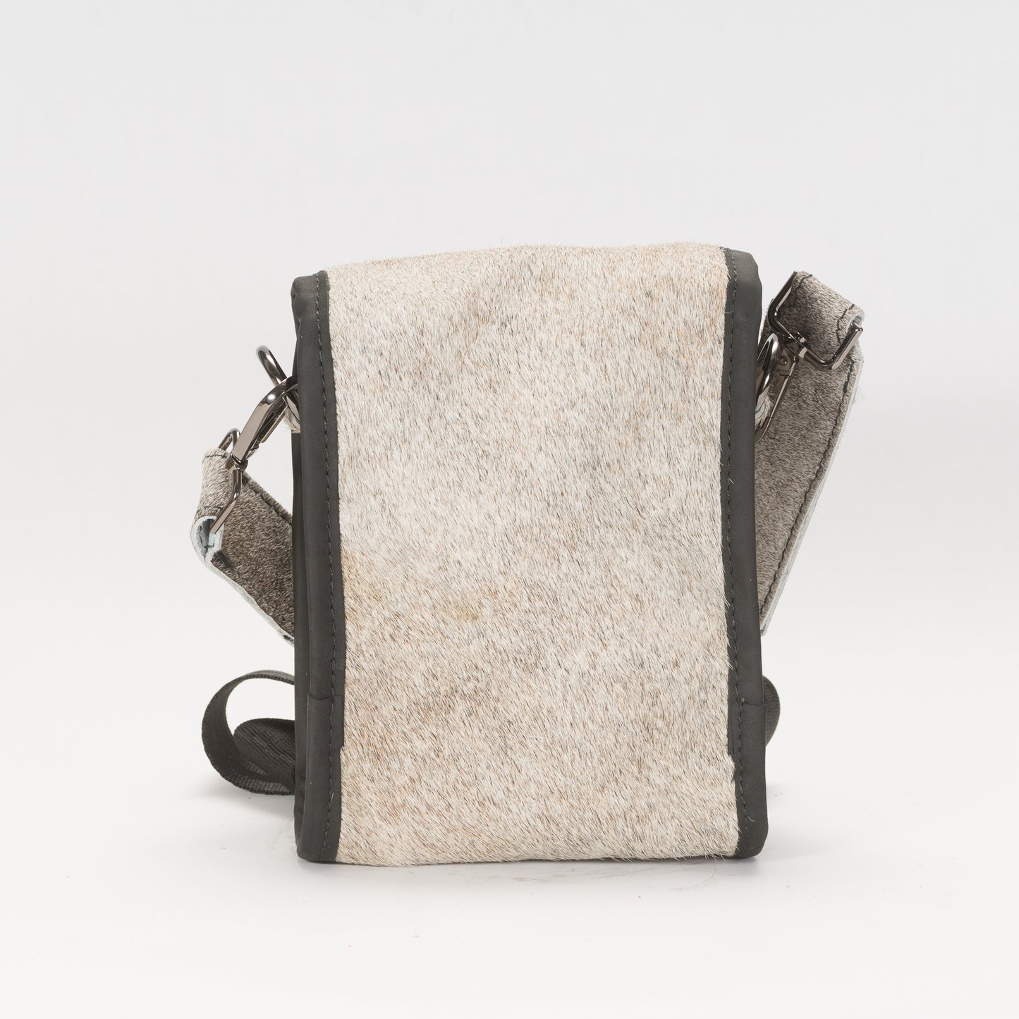 Bandolera Unisex As Glam Exotic Leadher en Piel de Ternera con Pelo Natural