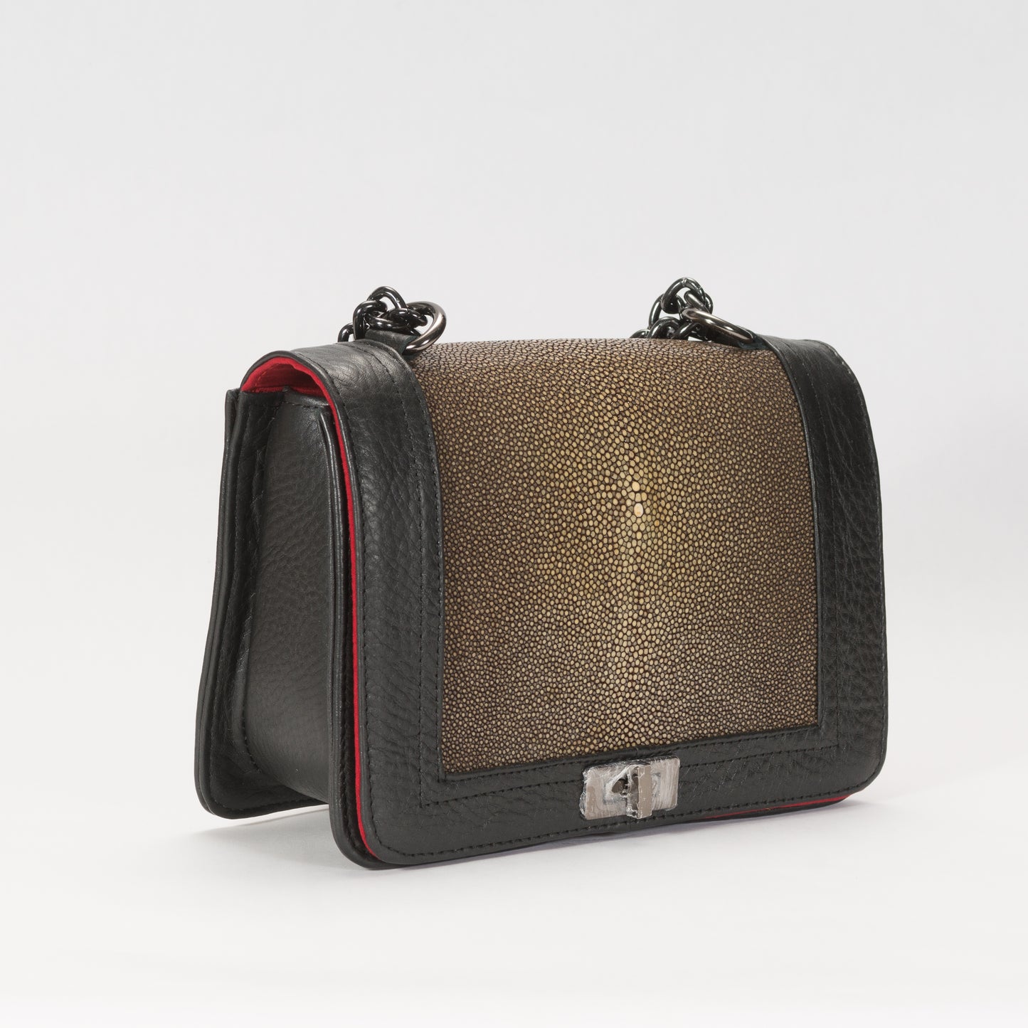 Bolsa Dama As Glam Exotic Leather en piel de ternera y piel genuina de Mantarraya