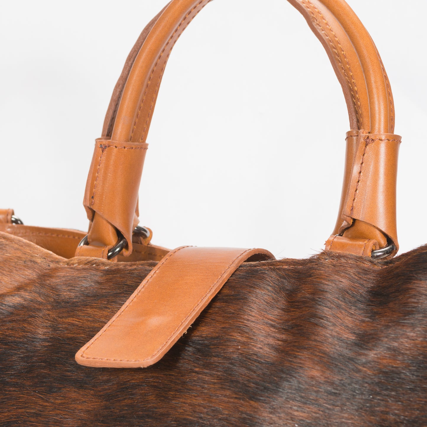 Bolsa Dama As Glam Exotic Leather en piel Ternera con Pelo Natural