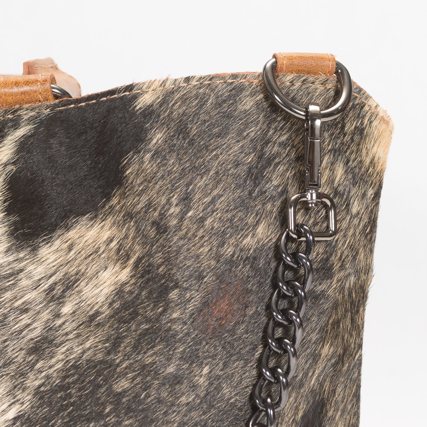 Bolsa Dama As Glam Exotic Leather en piel Ternera con Pelo Natural