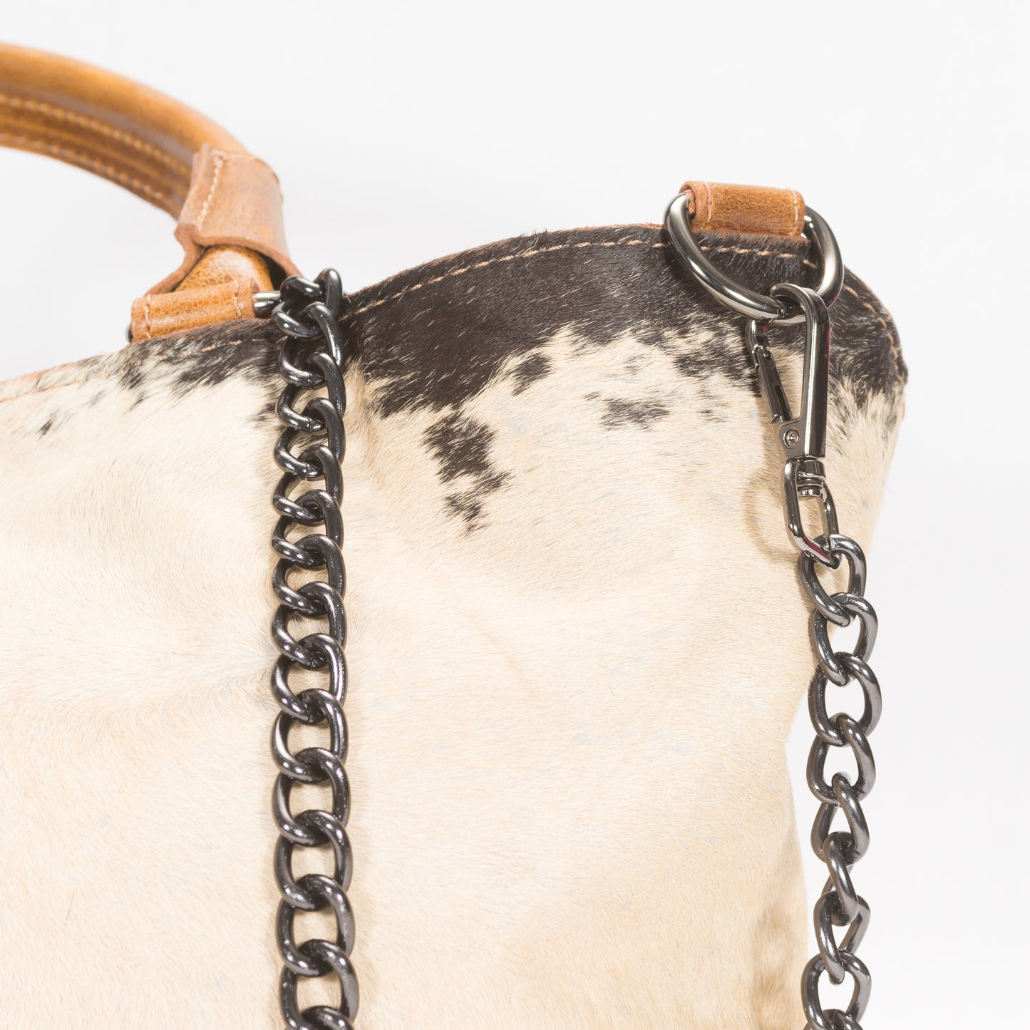Bolsa Dama As Glam Exotic Leather en piel Ternera con Pelo Natural