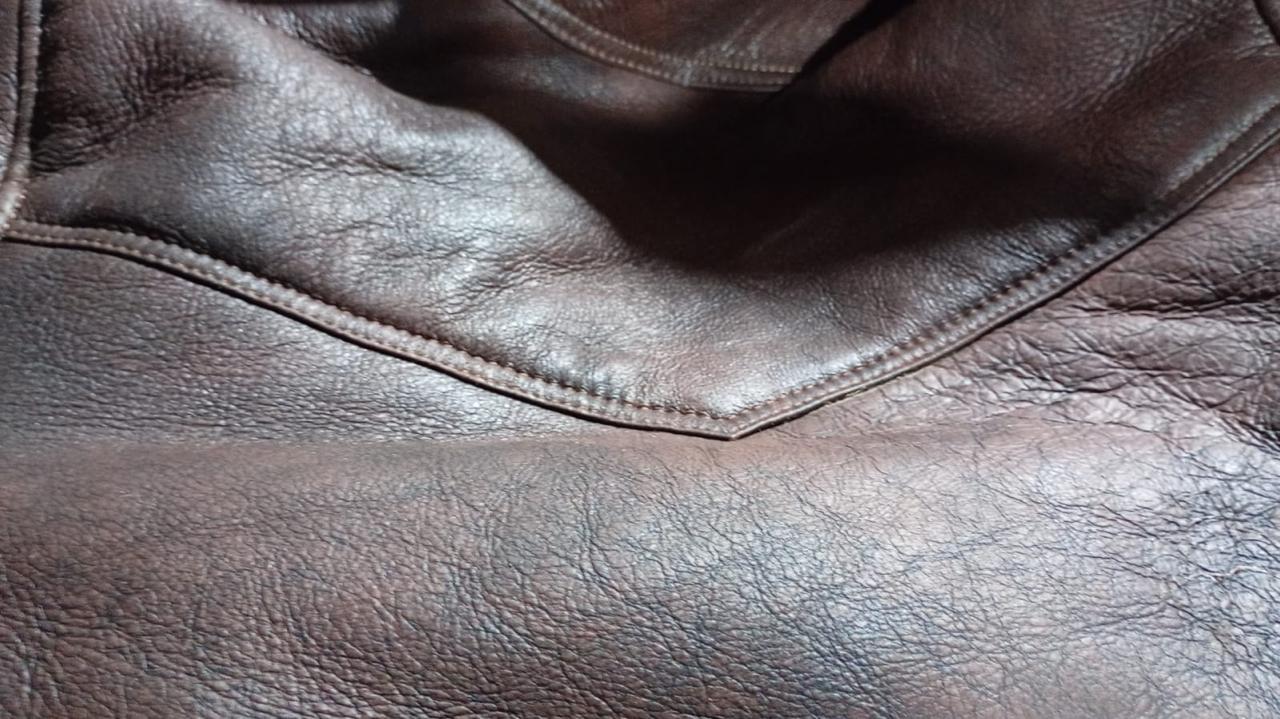 Chamarra para dama AS Glam en piel de borrego uruguayo (Tallas Extras)