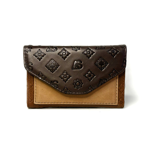 Cartera sobre As Glam Exotic Leather para dama en piel de ternera