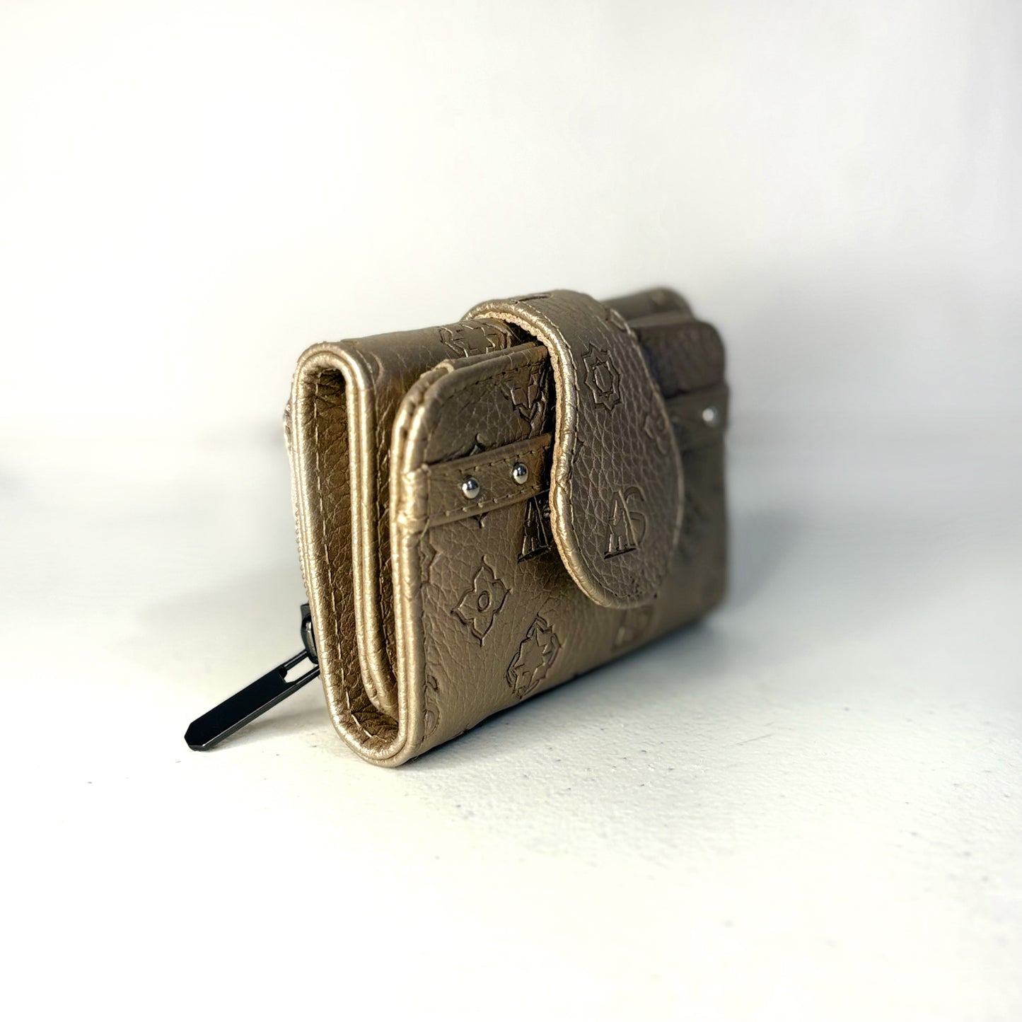 Cartera corta As Glam Exotic Leather para Dama en piel de ternera