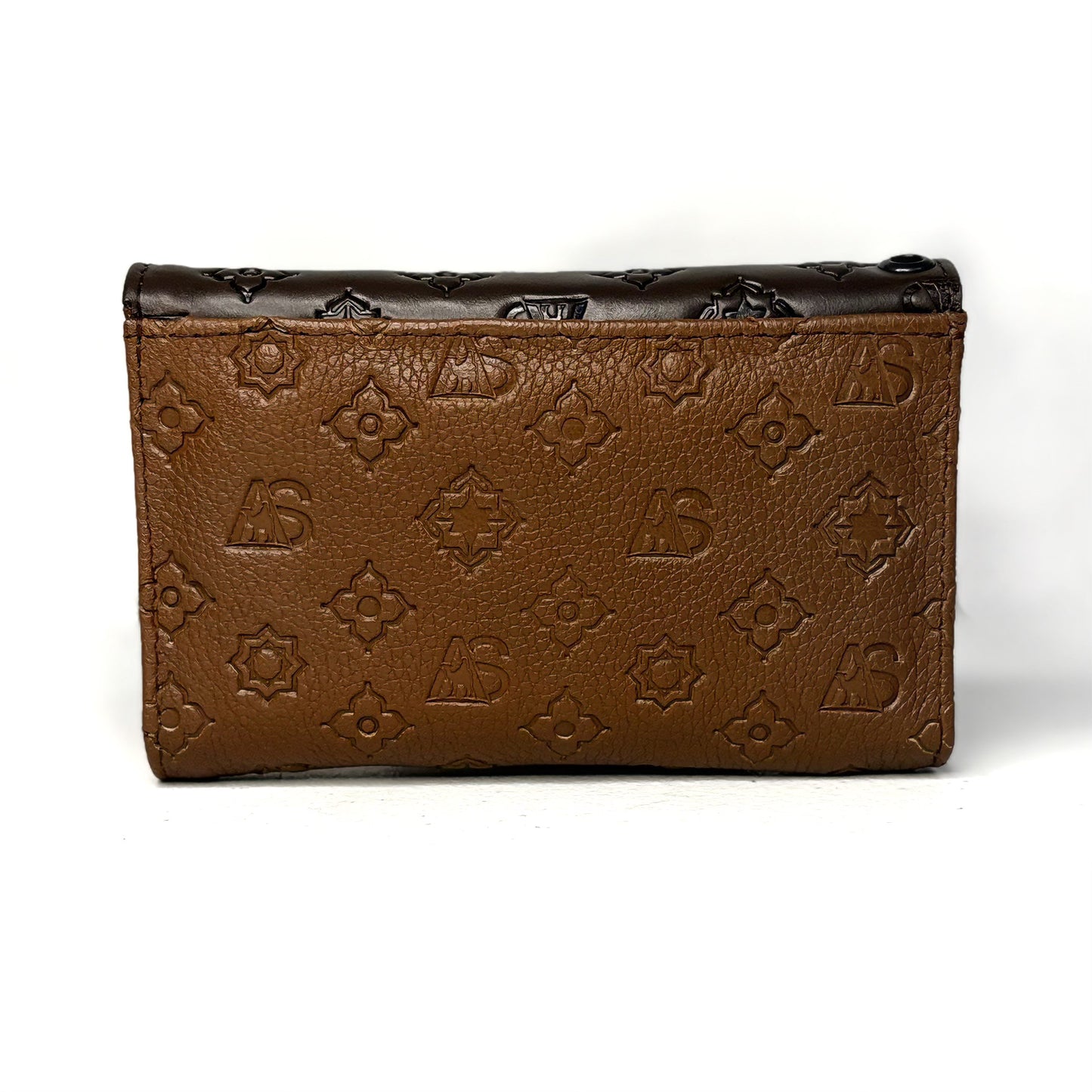 Cartera sobre As Glam Exotic Leather para dama en piel de ternera