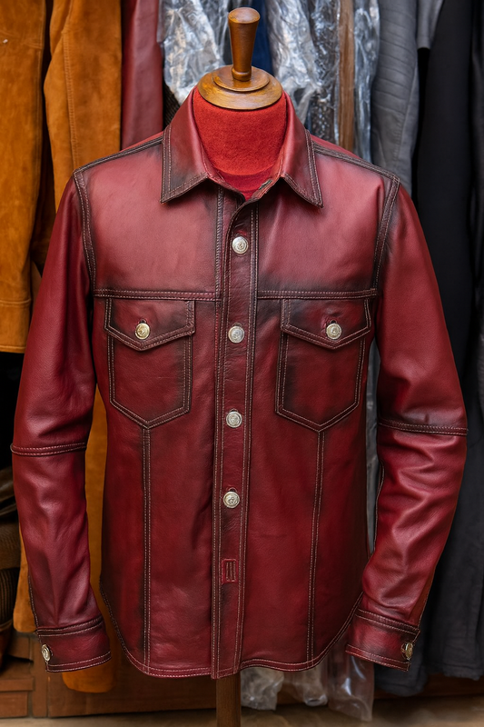 Chacket Mod Clásico en piel de borrego pelibuey