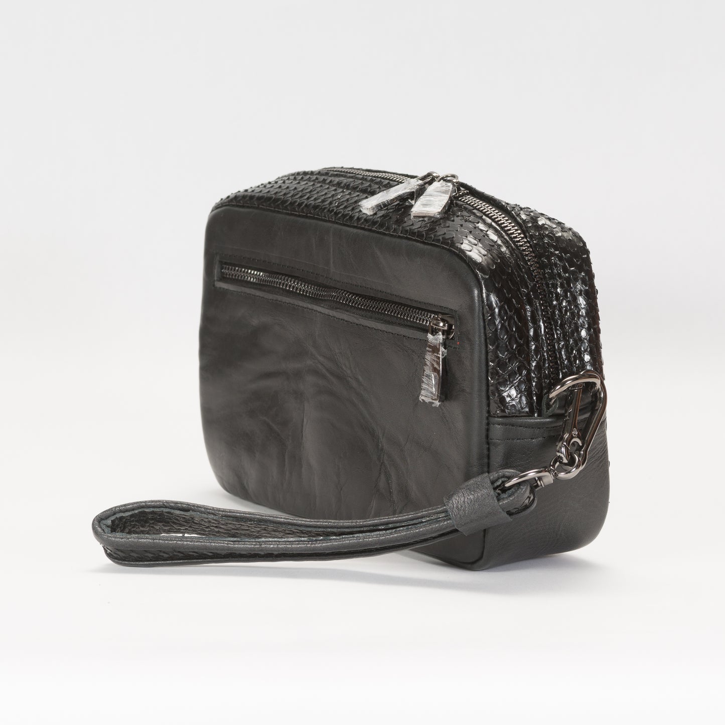 Cross Body Unisex AS GLAM Exotic Leather en Piel de Ternera y Pitón Genuino.