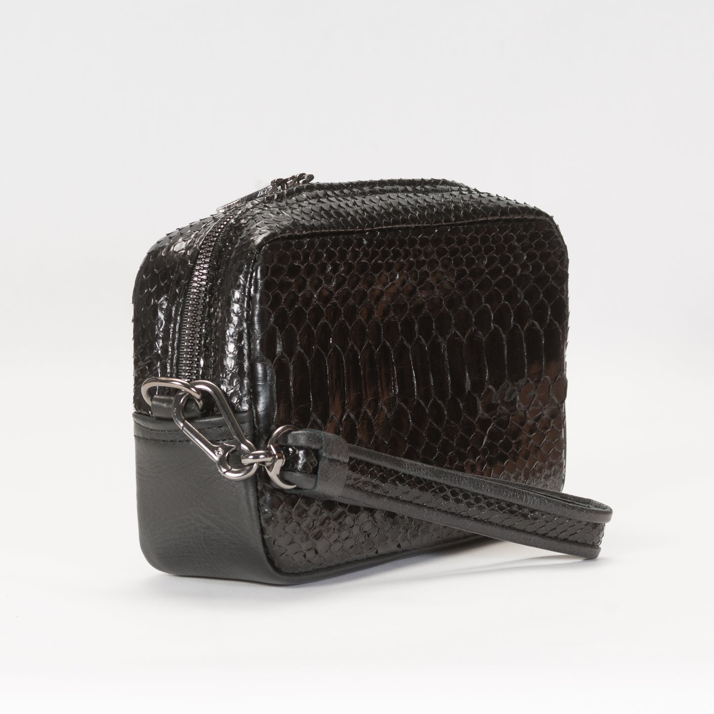 Cross Body Unisex AS GLAM Exotic Leather en Piel de Ternera y Pitón Genuino.