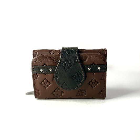 Cartera corta As Glam Exotic Leather para Dama en piel de ternera